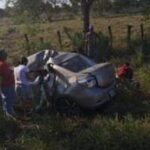 El vehículo quedó cerca de alambrado de un rancho entre la Junta Municipal de Mamantel y el ejido La Esperanza.