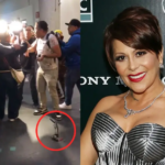 Alejandra Guzmán lanza al suelo el celular de reportero