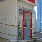 Cae puerta de cajero automático Banorte en Tenabo; por fortuna no había usuarios