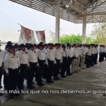 SEGUIMOS FIRMES EN NUESTRA LUCHA, ¡FUERA MARCELA!: POLICÍAS EN MANIFESTACIÓN PACÍFICA