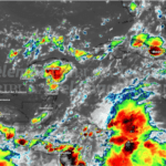 LLUVIAS MUY FUERTES POR GIRO CENTROAMERICANO EN CAMPECHE Y YUCATÁN