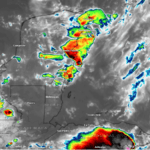 TORMENTAS FUERTES DISPERSAS PARA ESTE VIERNES EN LA PENÍNSULA DE YUCATÁN