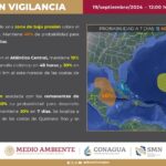 🌀SUBE A 40% LA PROBABILIDAD DE DESARROLLO CICLÓNICO A 7 DÍAS 🌀🌧