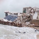 SE DESPLOMA CASA EN CHUBURNÁ PUERTO TRAS PASO DEL HURACÁN MILTON