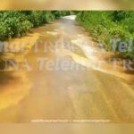 ESCURRIMIENTOS DE AGUA LLUVIA INUNDARON ACCESO A PIONEROS DEL RÍO