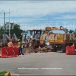 EMPIEZA “DESAPARICIÓN” DE GLORIETAS EN EL MALECÓN POR EL TREN LIGERO