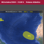 SE FORMAN DOS ZONAS DE BAJA PRESIÓN EN EL ATLÁNTICO