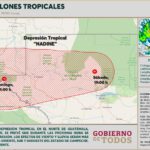 NADINE SE DEGRADA A DEPRESIÓN TROPICAL Y AFECTARÁ CAMPECHE CON INTENSAS LLUVIAS