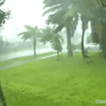 LA FUERZA DEL HURACÁN MILTON EN FLORIDA