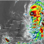 JUEVES LLUVIOSO Y CON TORMENTAS POR EFECTOS DEL HURACÁN RAFAEL