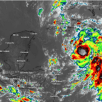 LLUVIAS EN LA PENÍNSULA DE YUCATÁN POR CIRCULACIÓN DEL HURACÁN RAFAEL