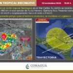 POTENCIAL CICLÓN TROPICAL DIECINUEVE PODRÍA DIRIGIRSE HACIA LA PENÍNSULA DE YUCATÁN