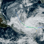 TORMENTA SARA PODRÍA INGRESAR POR BELICE Y CRUZAR HACIA CAMPECHE EL LUNES COMO DEPRESIÓN TROPICAL