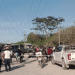 BLOQUEAN CARRETERA EN CANDELARIA