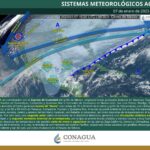 Frente Frío 21 traerá lluvias y descenso de temperatura a la península de Yucatán