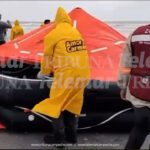 BALSA DE RESCATE RECALÓ EN PLAYA NORTE, PRESUMEN INCIDENTE EN LA SONDA DE CAMPECHE