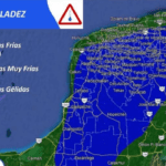 AVISO DE HELADEZ: SE PREVÉN TEMPERATURAS ENTRE 10ºC Y 15ºC EN ZONAS DE CAMPECHE