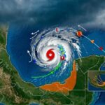 REMANENTES DE “CRISTINA” PROVOCARÁN LLUVIAS FUERTES EN CAMPECHE