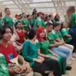FESTEJAN EL TRIUNFO DE MÉXICO EN EL MUNDIAL EN LA FUENTE DEL CAMARÓN 