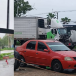 EMBISTE TRÁILER A IE-TRAM Y CAUSA CIERRE DE LA MÉRIDA-UMÁN; NO HAY REPORTE DE PERSONAS LESIONADAS