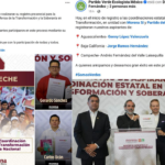 “ELIMINA” CEN DE MORENA AL ECOLOGISTA ANDRÉS FERNÁNDEZ DE SU LISTA DE REGISTROS DE CAMPECHE; ¿SIN PISO PAREJO?