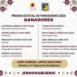 DEFINEN A GANADORES DEL PREMIO ESTATAL DE PERIODISMO 2026 EN CAMPECHE