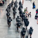 FUERTE DISPOSITIVO DE SEGURIDAD EN EL AICM; “¿ESTAMOS EN GUERRA O QUÉ PASA?”: LOURDES MENDOZA