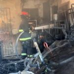 INCENDIO CONSUME TALLER DE HERRERÍA EN LA COLONIA LA RIVIERA