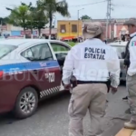 TAXISTA CHOCA Y GENERA CAOS VIAL FRENTE A LA GLORIETA DE SAN PEDRO
