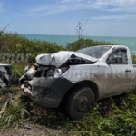 SE SALE UNA CAMIONETA DE SU CAMINO EN LA VÍA SEYBAPLAYA – VILLAMADERO 