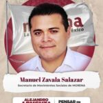 MORENA NOMBRA A MANUEL ZAVALA COMO RELEVO DE ANDY LÓPEZ BELTRÁN EN ORGANIZACIÓN RUMBO A 2027