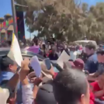 “CLAUDIA MENTISTE CON LA ABROGACIÓN DEL ISSSTE” Y “NO TIENES PALABRA”, LE GRITAN A SHEINBAUM EN SAN QUINTÍN