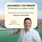 ELISEO FERNÁNDEZ CONFIRMA A CÉSAR MARÍN COMO VIRTUAL CANDIDATO DE MC A LA PRESIDENCIA MUNICIPAL DE CARMEN