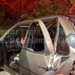3 LESIONADOS Y CUANTIOSOS DAÑOS MATERIALES DEJÓ FUERTE CHOQUE ENTRE 2 AUTOS