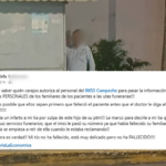 TRAS PRESUNTA FILTRACIÓN DEL IMSS CAMPECHE, FUNERARIA LE LLAMA PARA OFRECER SERVICIOS… ¡PERO SU ESPOSO SEGUÍA VIVO!, DENUNCIAN