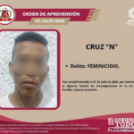 DETIENEN A PRESUNTO FEMINICIDA DE WENDY
