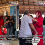LAYDA ORGANIZA BAILE ENTRE RIBEREÑOS DE CHAMPOTÓN EN EL DÍA DEL PESCADOR