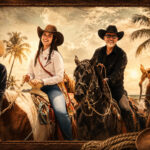 VISTOSA Y ALEGRE CABALGATA EN HONOR A LA VIRGEN DEL CARMEN