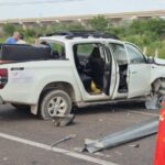 CAMIONETA IMPACTA MURO DE CONTENCIÓN EN EL PERIFÉRICO PABLO GARCÍA Y MONTILLA