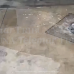 POR REBOSAMIENTO DE AGUAS NEGRAS EN REGISTRO DEL BAZAR ARTESANAL, LA ALCALDÍA DE CAMPECHE LEVANTA ACTA
